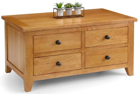 Astoria 4 Drawer Coffee Table - Julian Bowen