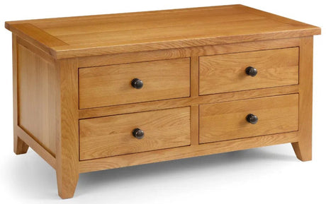 Astoria 4 Drawer Coffee Table - Julian Bowen