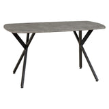 Athens Dining Set with 4 Avery Velvet Chairs - Seconique