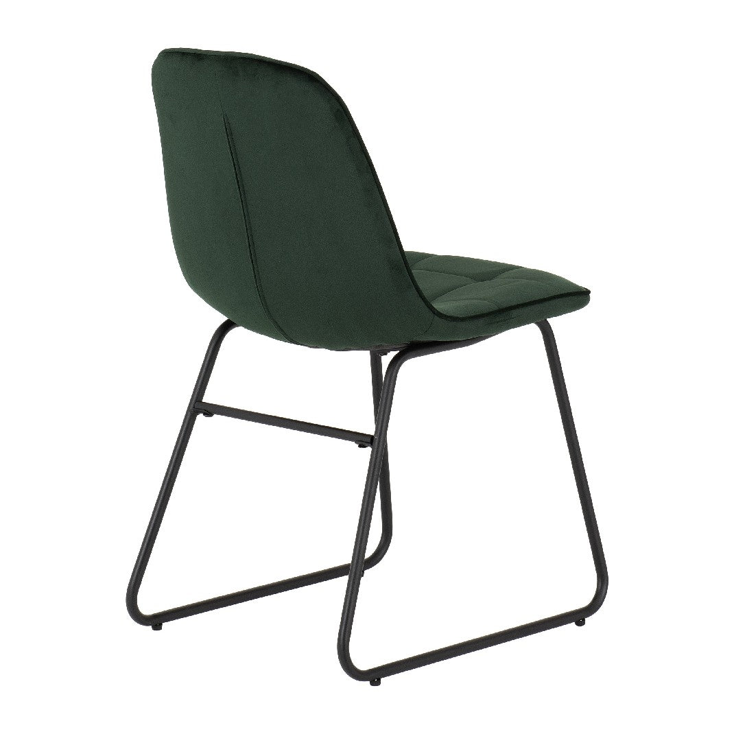 Athens Dining Set with 4 Lukas Velvet Chairs - Seconique