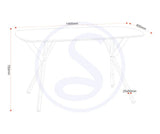 Athens Dining Table Set with 4 Chairs - Seconique