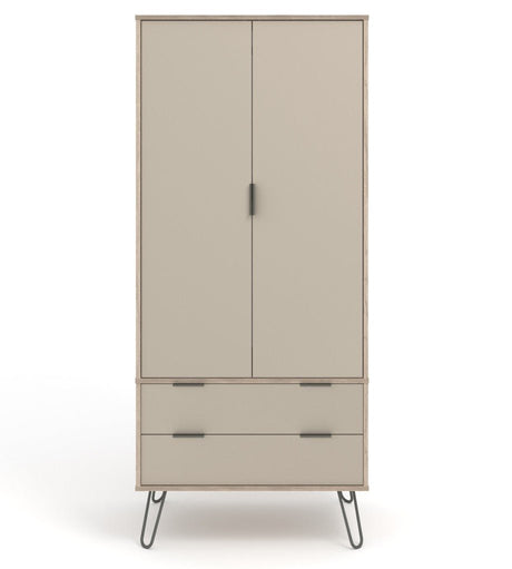 Augusta 2 Door 2 Drawer Wardrobe - Core Products