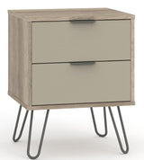 Augusta 2 Drawer Bedside Cabinet - Core Products