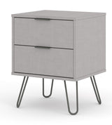 Augusta 2 Drawer Bedside Cabinet - Core Products