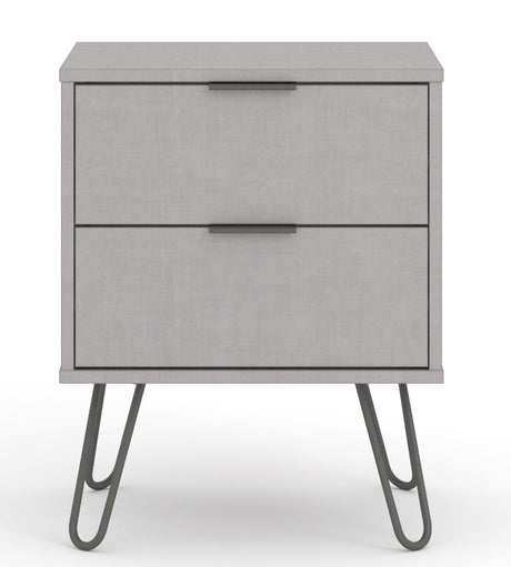 Augusta 2 Drawer Bedside Cabinet - Core Products