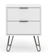 Augusta 2 Drawer Bedside Cabinet - Core Products