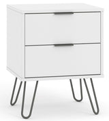 Augusta 2 Drawer Bedside Cabinet - Core Products