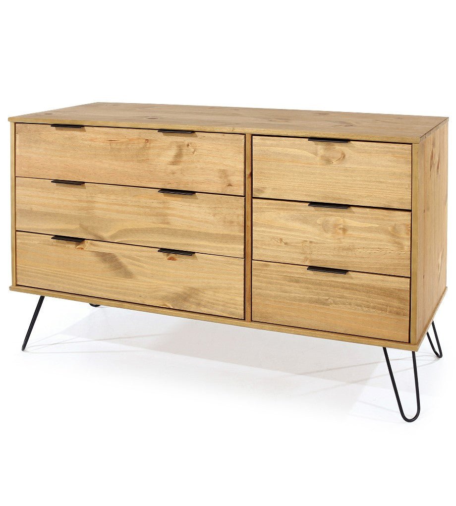Augusta 3+3 Wide Drawer Chest - Core Products