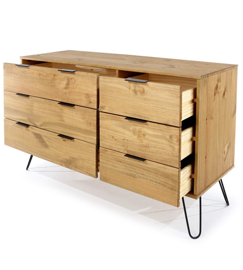 Augusta 3+3 Wide Drawer Chest - Core Products