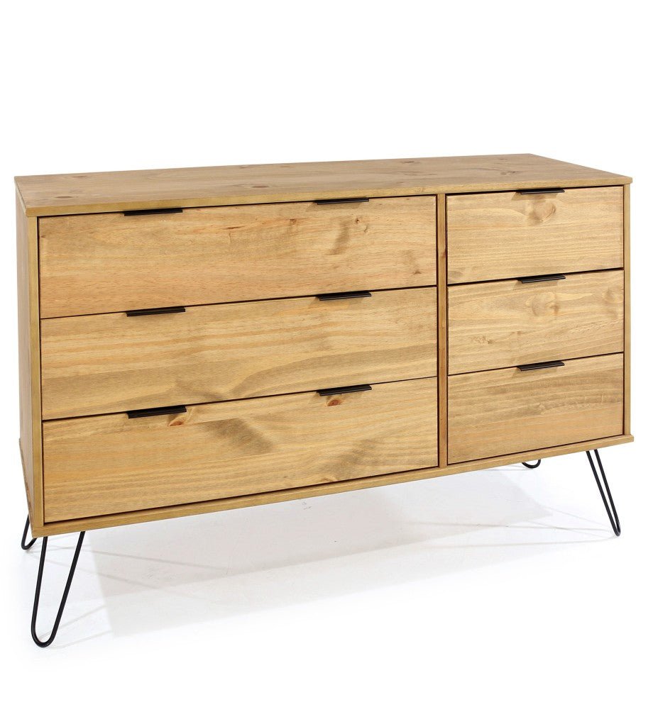 Augusta 3+3 Wide Drawer Chest - Core Products