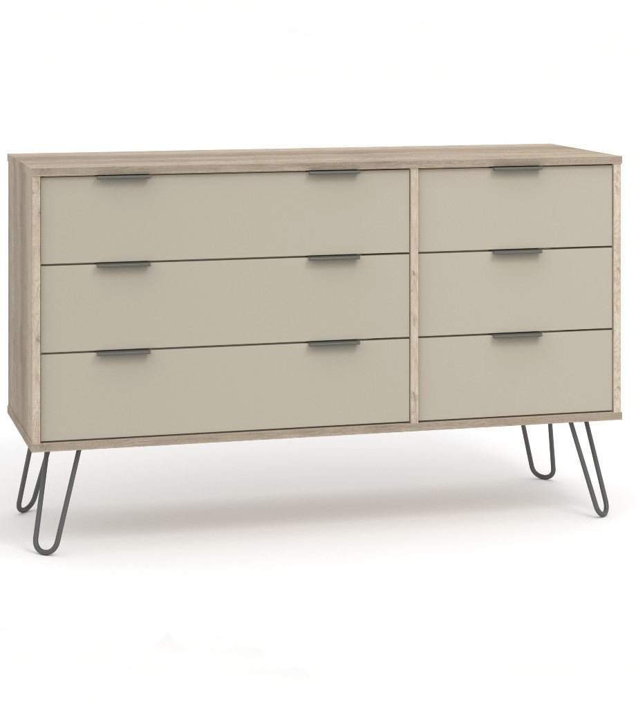 Augusta 3+3 Wide Drawer Chest - Core Products