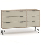 Augusta 3+3 Wide Drawer Chest - Core Products