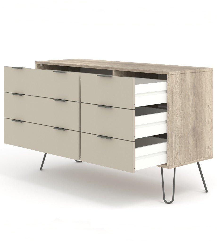 Augusta 3+3 Wide Drawer Chest - Core Products
