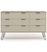 Augusta 3+3 Wide Drawer Chest - Core Products