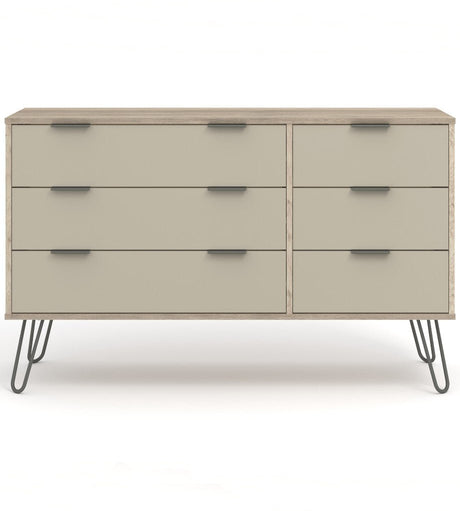 Augusta 3+3 Wide Drawer Chest - Core Products