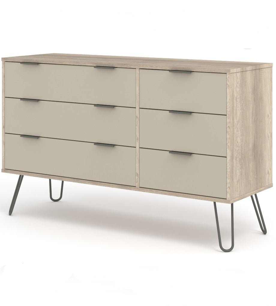 Augusta 3+3 Wide Drawer Chest - Core Products