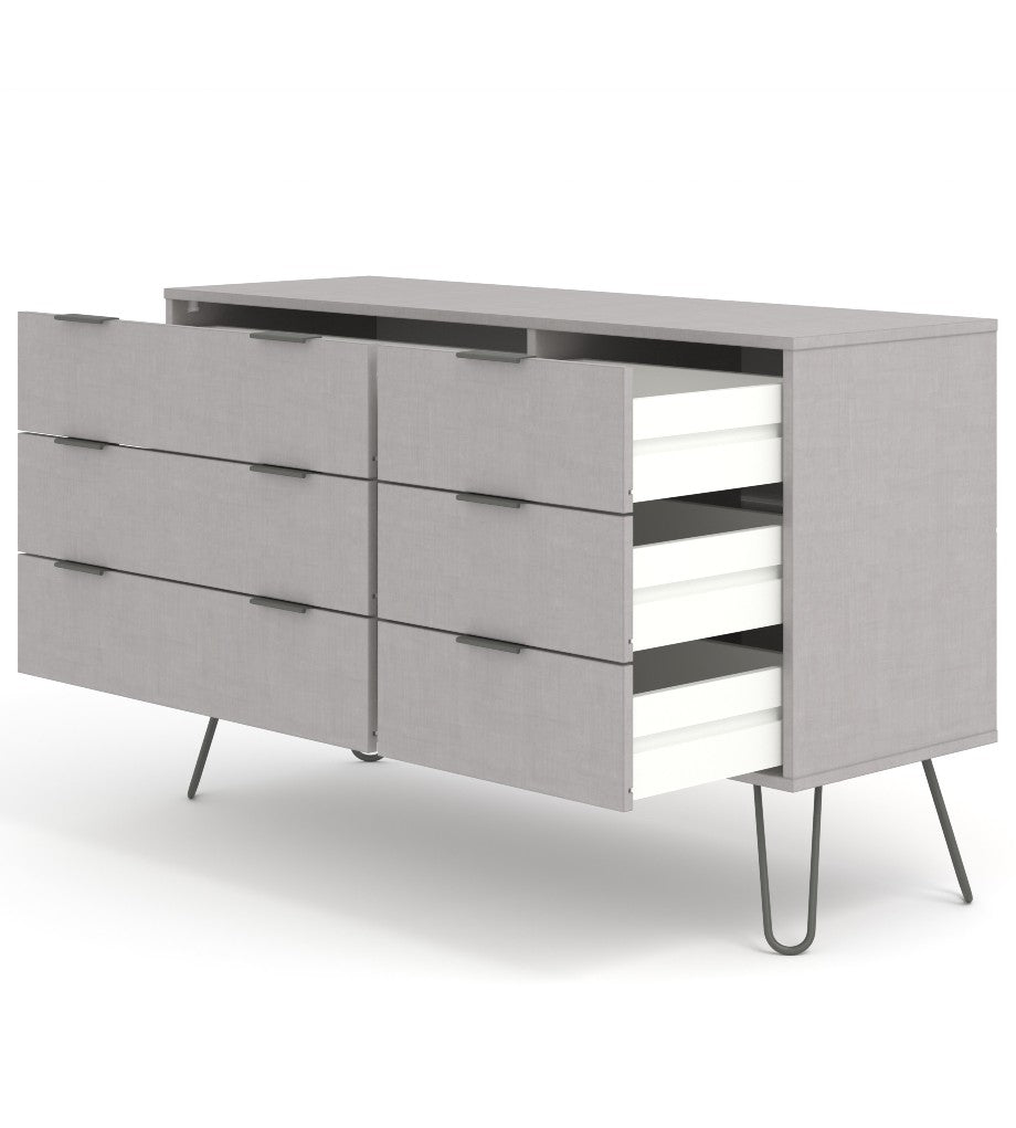 Augusta 3+3 Wide Drawer Chest - Core Products