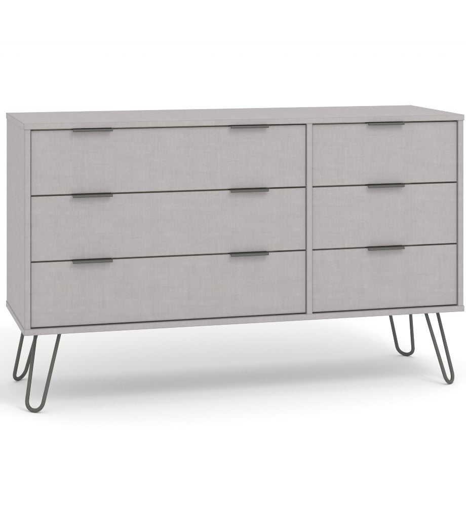 Augusta 3+3 Wide Drawer Chest - Core Products