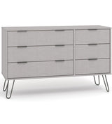 Augusta 3+3 Wide Drawer Chest - Core Products