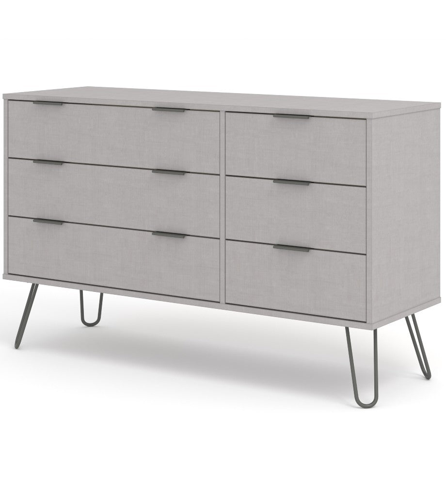 Augusta 3+3 Wide Drawer Chest - Core Products