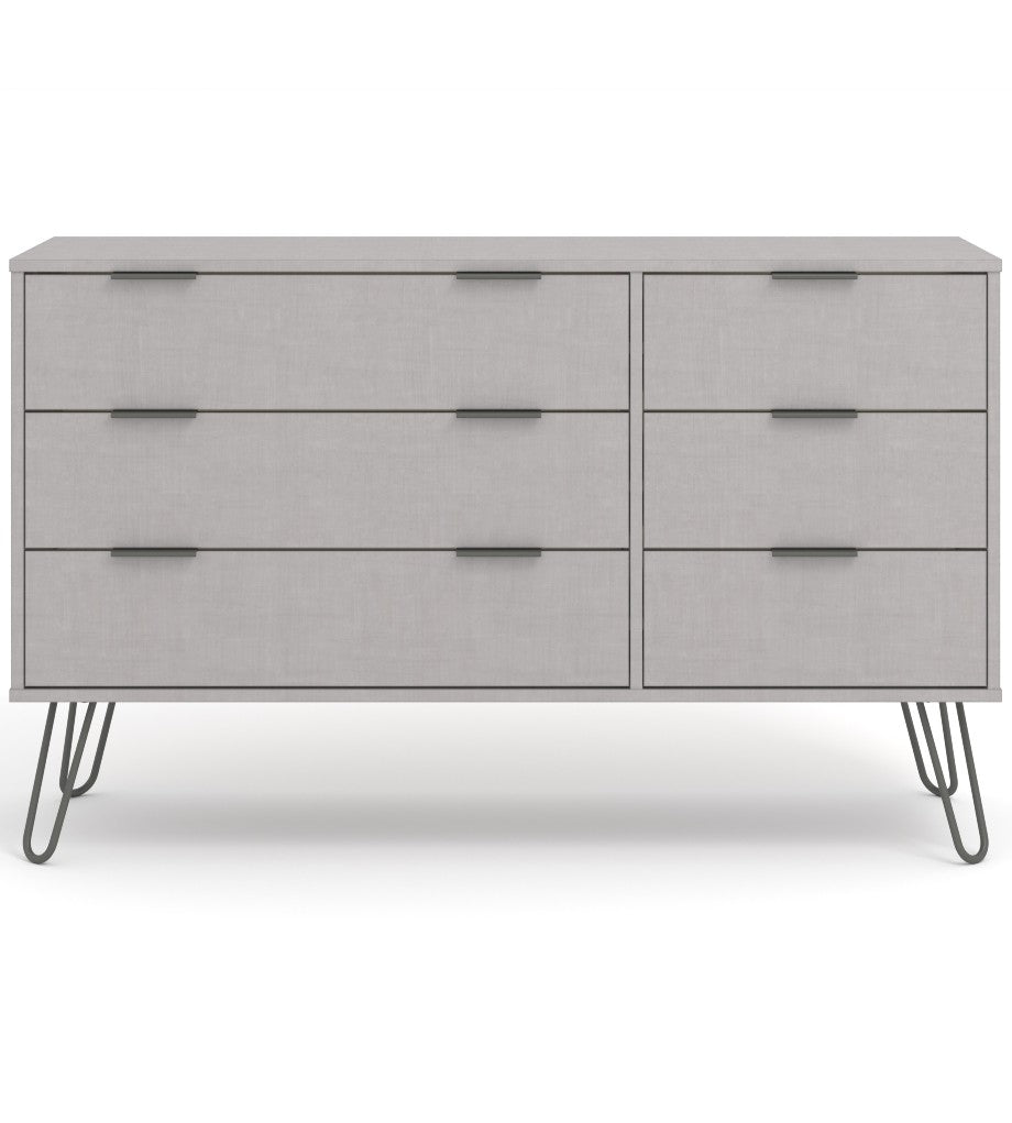 Augusta 3+3 Wide Drawer Chest - Core Products