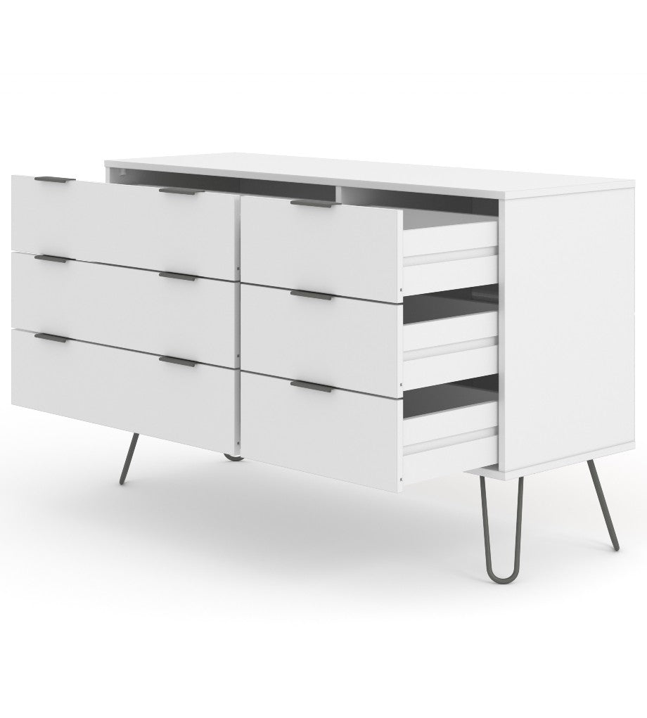 Augusta 3+3 Wide Drawer Chest - Core Products
