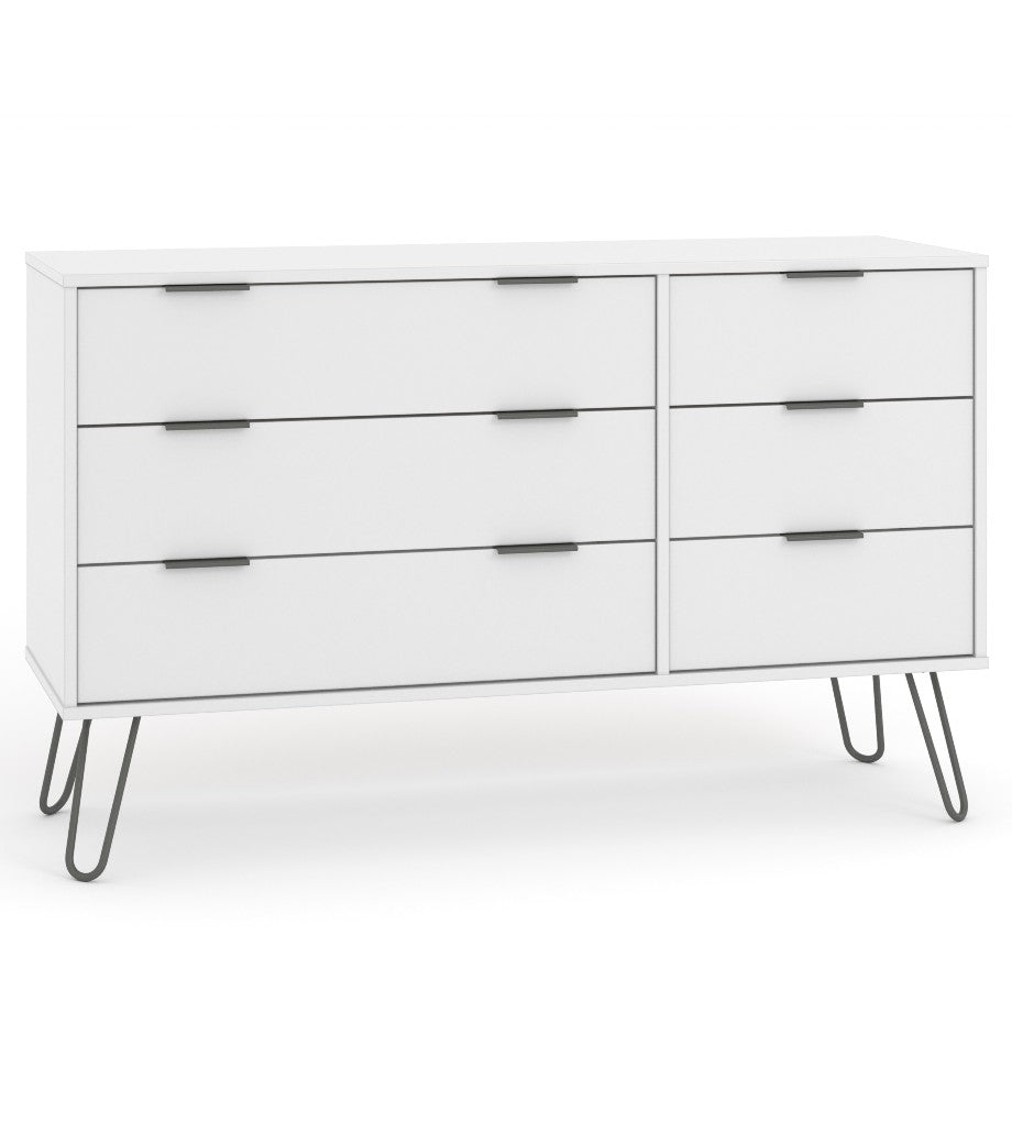 Augusta 3+3 Wide Drawer Chest - Core Products