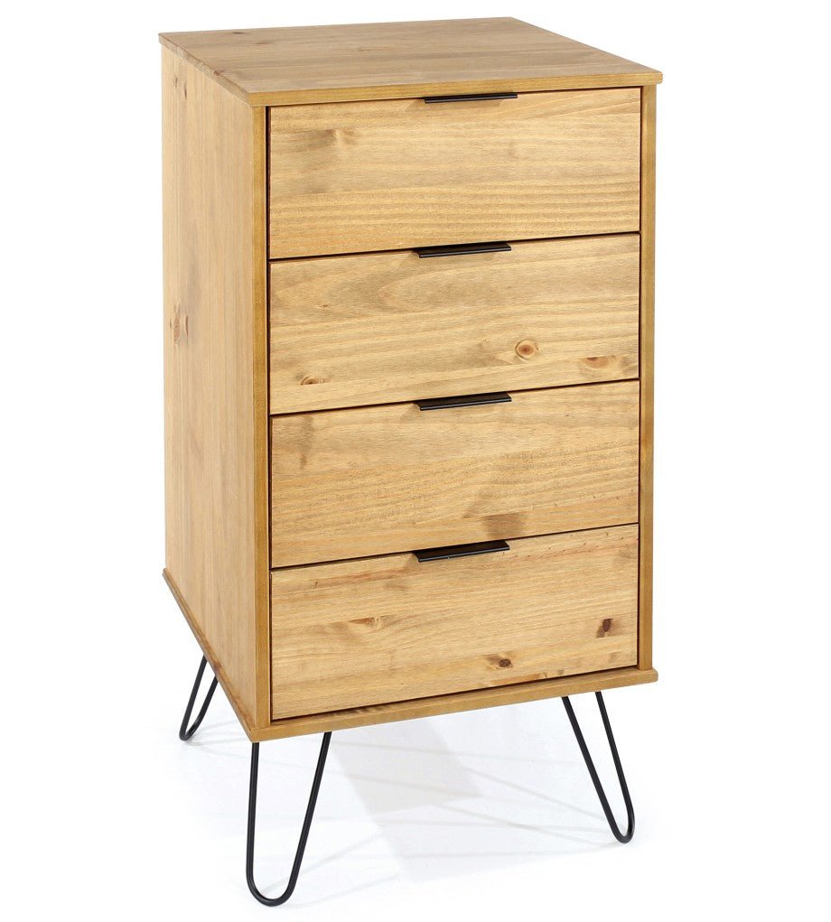 Augusta Narrow 4 Drawer Chest - Core Products