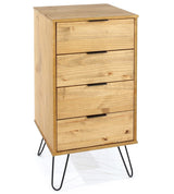 Augusta Narrow 4 Drawer Chest - Core Products