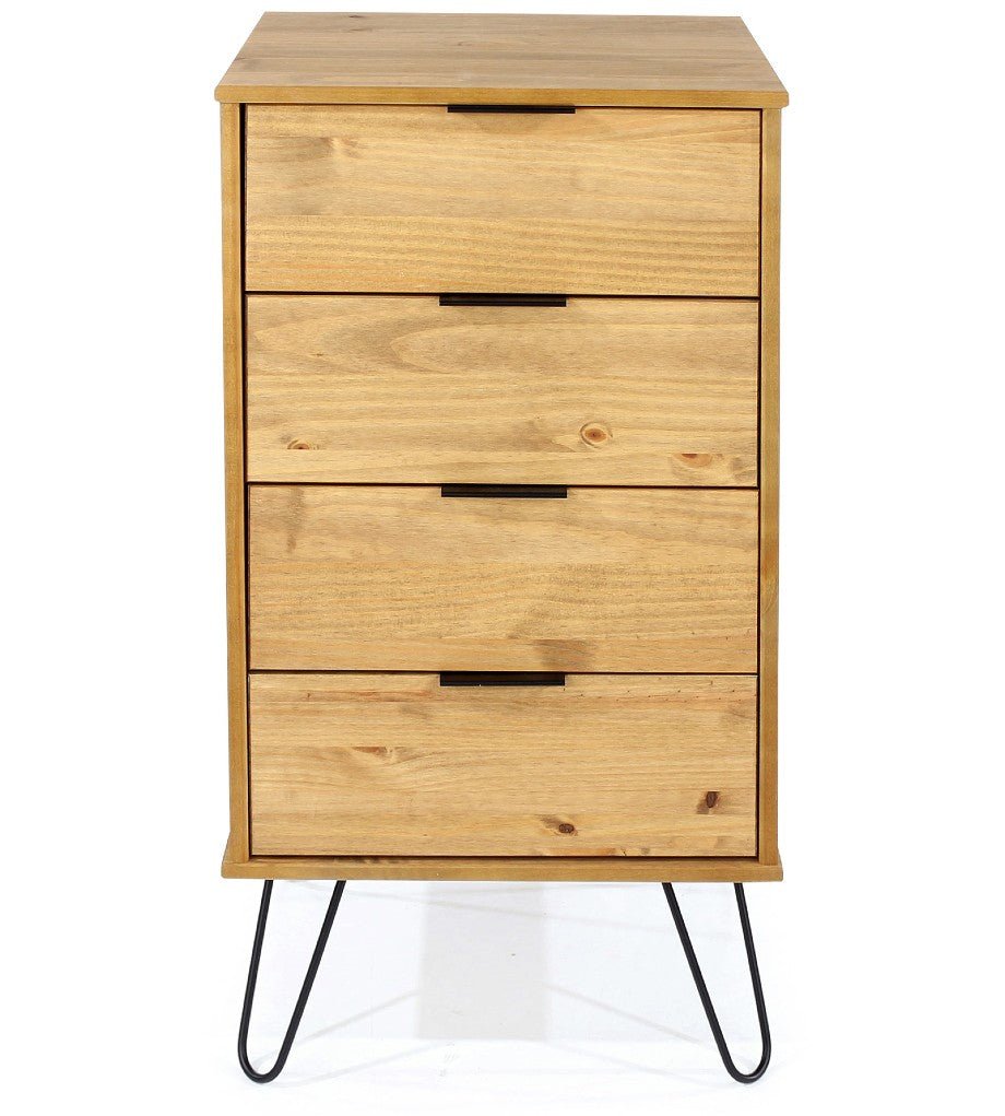Augusta Narrow 4 Drawer Chest - Core Products