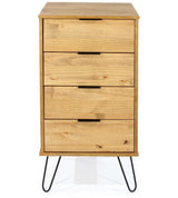 Augusta Narrow 4 Drawer Chest - Core Products