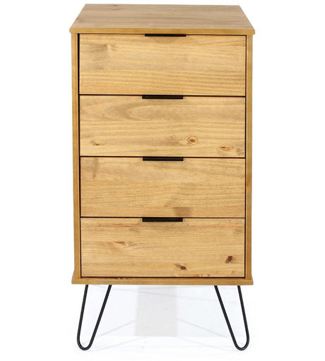 Augusta Narrow 4 Drawer Chest - Core Products
