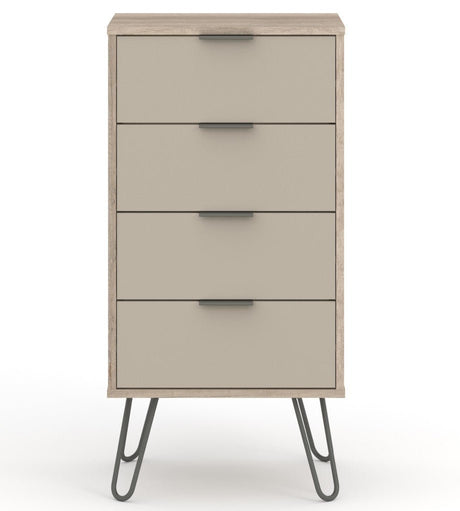 Augusta Narrow 4 Drawer Chest - Core Products