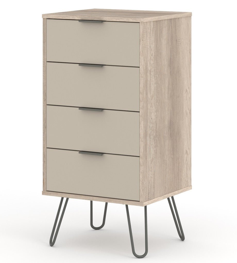 Augusta Narrow 4 Drawer Chest - Core Products