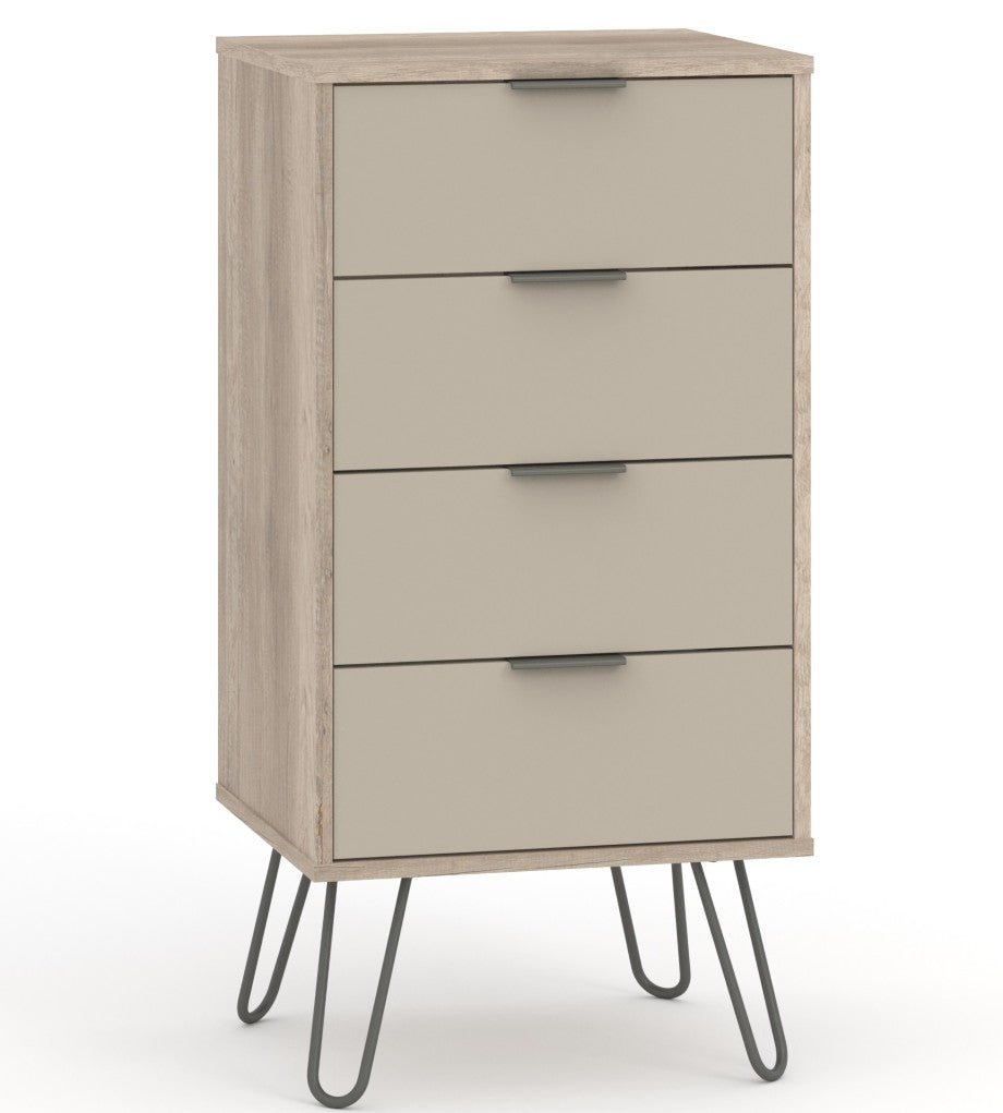 Augusta Narrow 4 Drawer Chest - Core Products