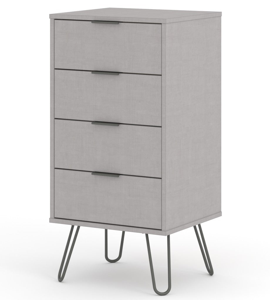 Augusta Narrow 4 Drawer Chest - Core Products