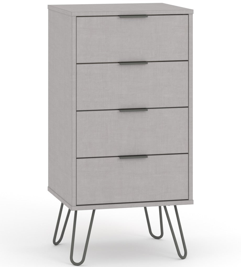 Augusta Narrow 4 Drawer Chest - Core Products