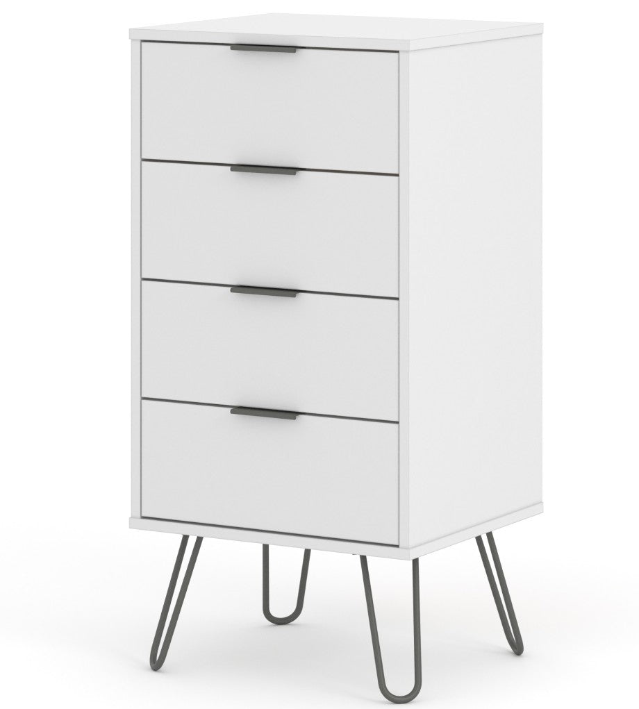 Augusta Narrow 4 Drawer Chest - Core Products