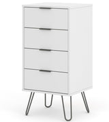 Augusta Narrow 4 Drawer Chest - Core Products