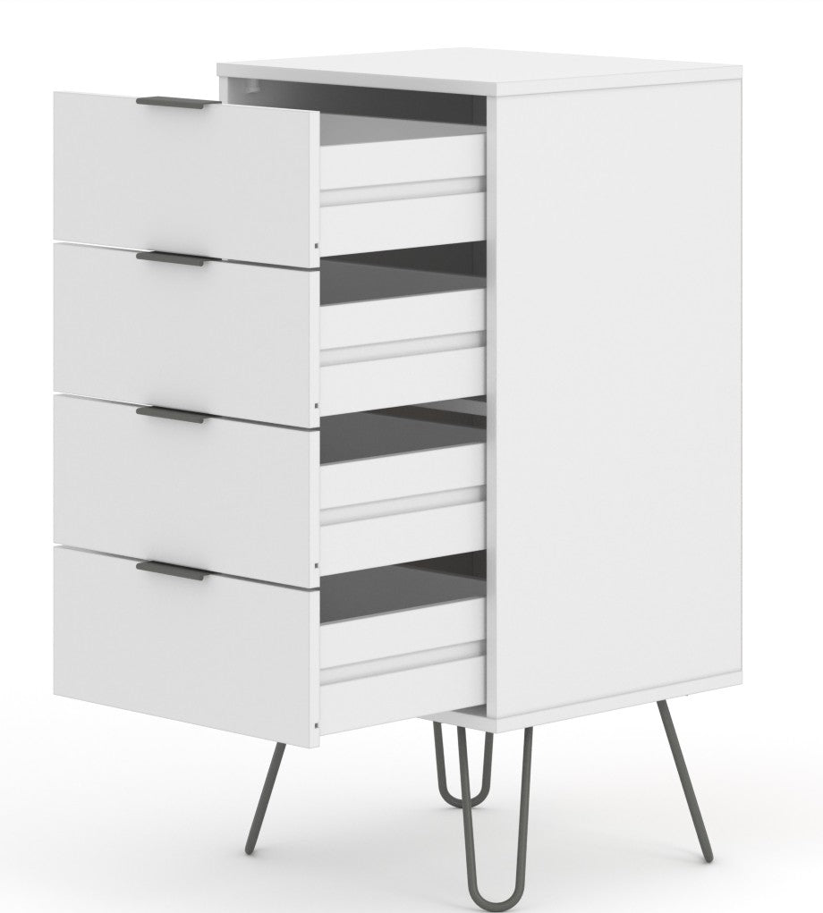 Augusta Narrow 4 Drawer Chest - Core Products