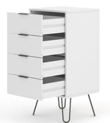 Augusta Narrow 4 Drawer Chest - Core Products