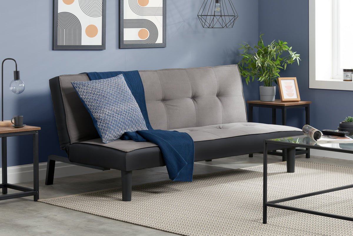 Aurora 2 Seater Fold Down Double Sofa Bed - Birlea