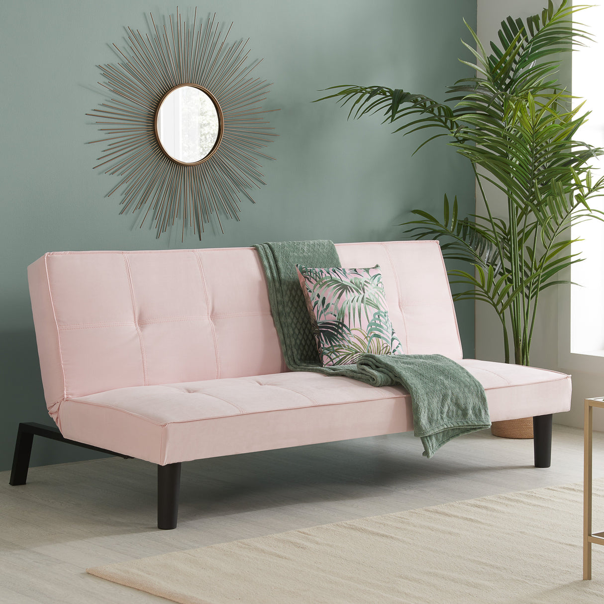 Aurora 2 Seater Fold Down Double Sofa Bed - Birlea
