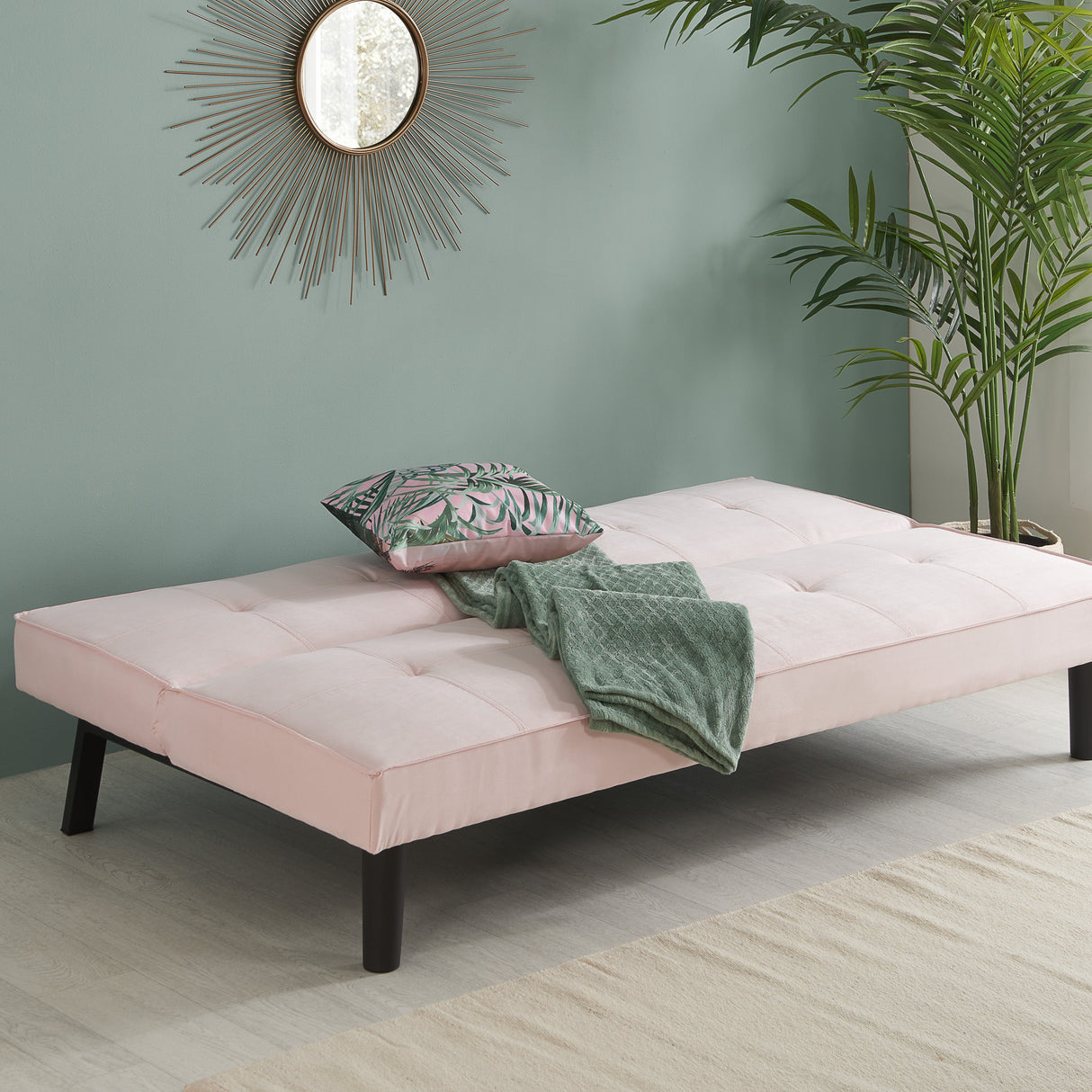Aurora 2 Seater Fold Down Double Sofa Bed - Birlea