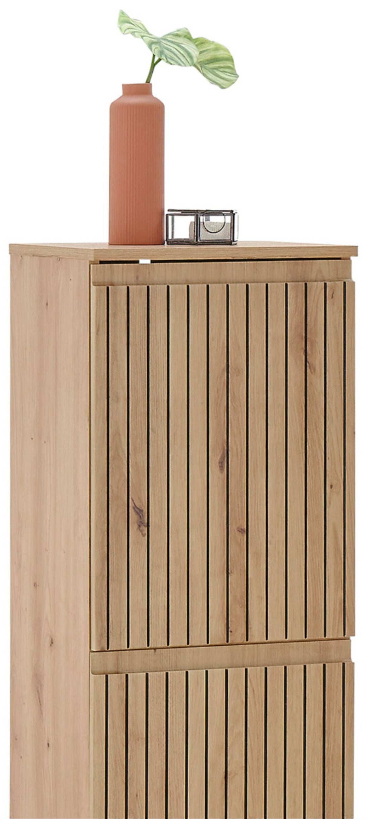 Austin 2 Door 2 Drawer Narrow Bathroom Cabinet - Julian Bowen