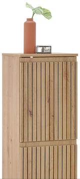Austin 2 Door 2 Drawer Narrow Bathroom Cabinet - Julian Bowen