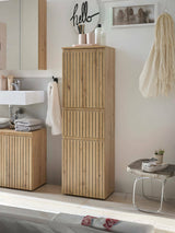 Austin 2 Door 2 Drawer Narrow Bathroom Cabinet - Julian Bowen