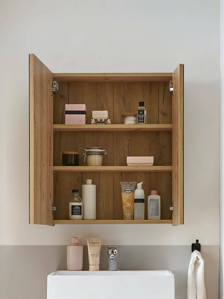 Austin 2 Door Mirrored Bathroom Cabinet - Julian Bowen
