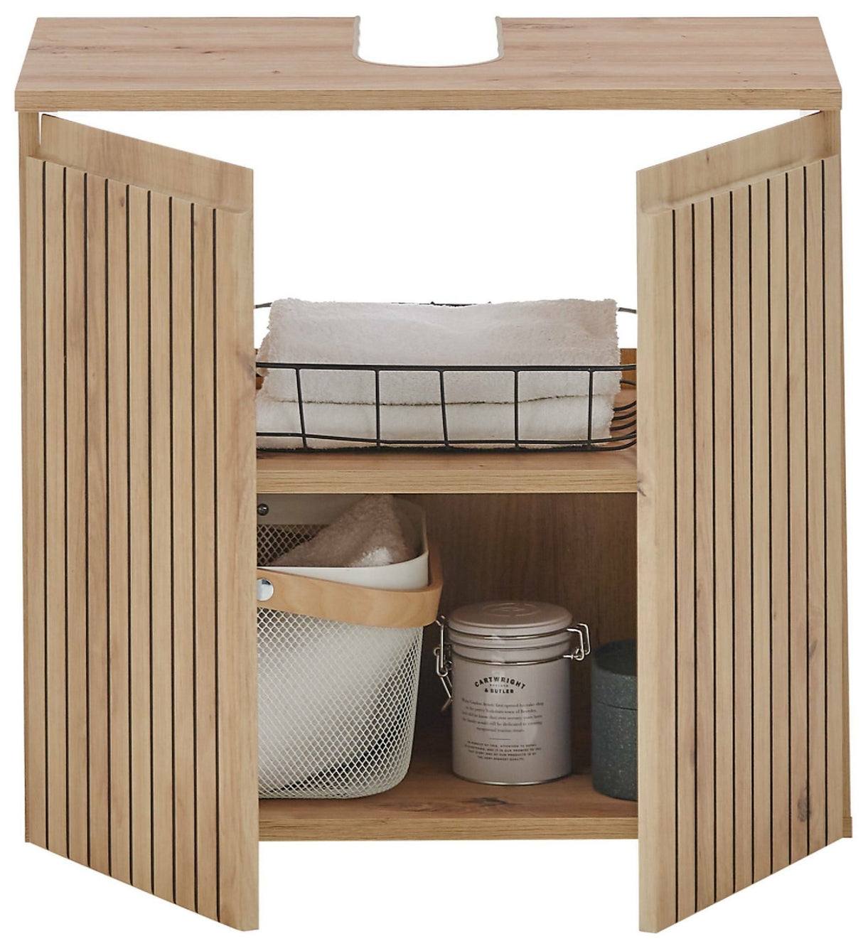 Austin 2 Door Under Sink Bathroom Cabinet - Julian Bowen