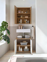 Austin 2 Door Under Sink Bathroom Cabinet - Julian Bowen